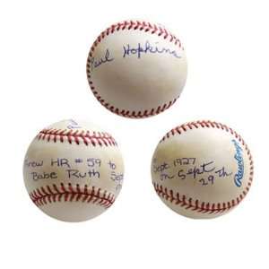  Paul Hopkins Autographed Baseball (Spence Authenticated 