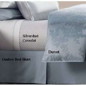 Salon Hotel Collection Wisteria Silk Blend King Coverlet Silverdust 