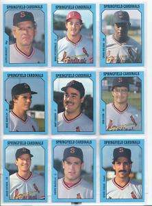 1985 Springfield Cardinals Mike Fitzgerald Savannah GA  