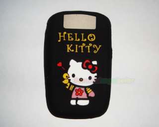 Hello Kitty SILICONE CASE BLACKBERRY CURVE 8900 Black 1  