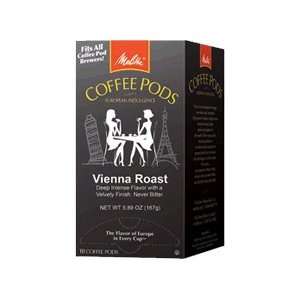 Melitta Pods   Vienna Roast Coffee Pods   Dark Roast   18ct:  