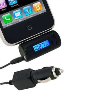 Wireless FM Transmitter  Car Adapter for iPod iPhone  
