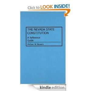 The Nevada State Constitution A Reference Guide (Reference Guides to 