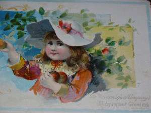 Woolson Spice Lion Coffee Victorian Trade Card 1891  