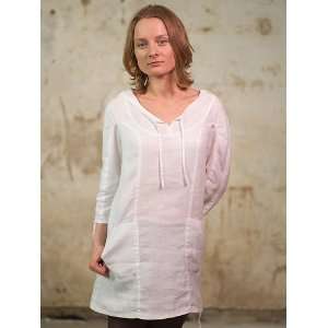 Blouson White Linen:  Home & Kitchen