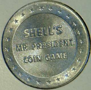 Grover Cleveland Commemorative Mr. President Shell Game Medal   Token 
