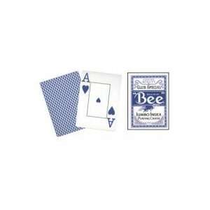  Bee Jumbo Index Cards   Poker Size (Blue): Toys & Games