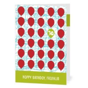  Birthday Greeting Cards   Thirty Balloons By Magnolia 