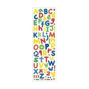    Primary Colors Alphabet Foam Stickers; 3 Items/Order: Home & Kitchen