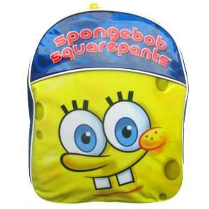   Spongebob Squarepants Boys Large Blue School Backpack.: Toys & Games