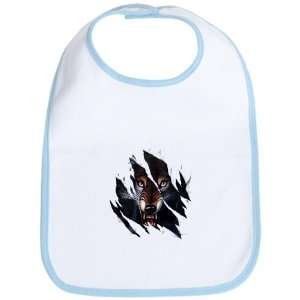  Baby Bib Sky Blue Wolf Rip Out: Everything Else