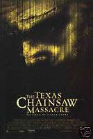 TEXAS CHAINSAW MASSACRE   Movie Poster   2003  