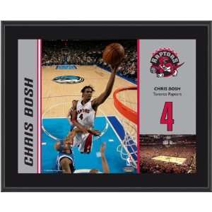  Toronto Raptors Chris Bosh Sublimated 10x13 Plaque Sports 