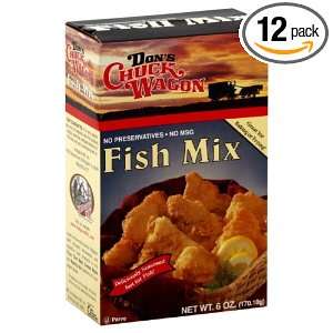 Dons Chuc Batter Mix Fish, 6 Ounce Boxes (Pack of 12)  
