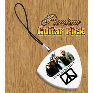  Chickenfoot Mobile Phone Charm Bass Guitar Pick Both Sides 