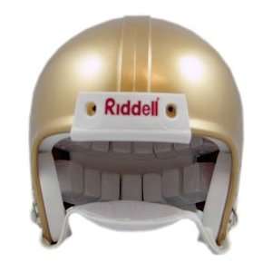   Blank Mini Football Helmet Shell   Notre Dame Gold