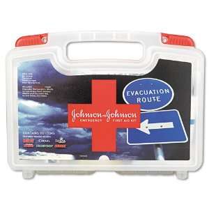  & Johnson : Red Cross Emergency First Aid Kit, 110 Pieces, Plastic 
