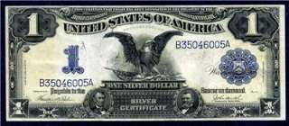 HGR 1899 $1 Black Eagle Teehee/Burke VERY HIGH GRADE  