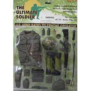   Ultimate Soldier Army Telephone Operator Accessory Set Toys & Games