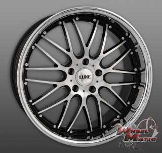 20 LUXE LX55 STAGGERED 5X120 RIMS & TIRES  