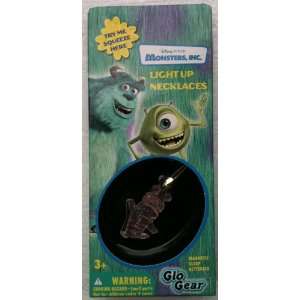   Disney & Pixar MONSTERS, Inc. LIGHT UP GLOW Necklace BOO: Toys & Games