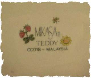 Mikasa Teddy Bear Childs Cereal Bowl #CC018 CUTE  