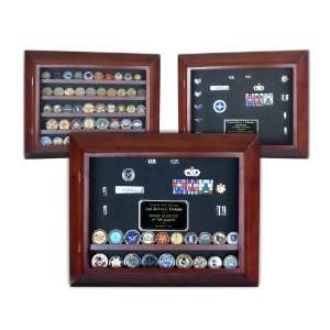 3 in 1 Wall Mount Challenge Coin Display