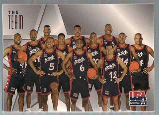 Team USA 1996 Fleer Skybox Basketball Team Set 14 cards  