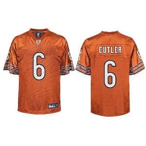  Jay Cutler Chicago Bears Adult Orange NFL Equipment 