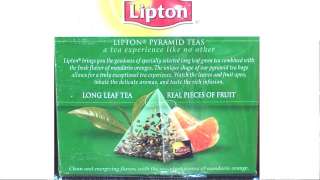 Lipton Flavored Tea Pyramid Tea Bags  