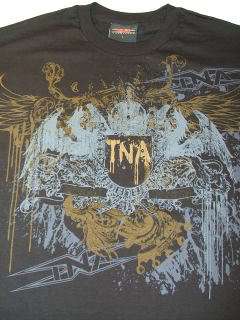 Authentic TNA GRIFFIN LOGO Black Wrestling T shirt  