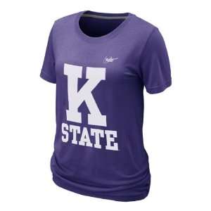   Womens Nike Vault Purple Long Boyfriend T Shirt: Sports & Outdoors