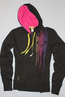 NWT ROXY juniors black hoodie size S hoody  