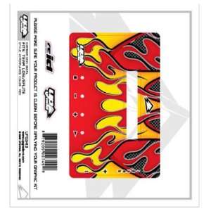  Graphics Kit, Flames Carbon Red LOSB9605 Charger UPG3413 
