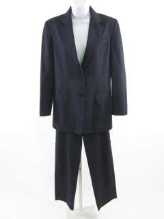 DKNY Black Blazer Jacket Pants Slacks Suit Set Sz 6 8  