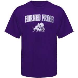   Horned Frogs (TCU) Purple Universal Mascot T shirt: Sports & Outdoors