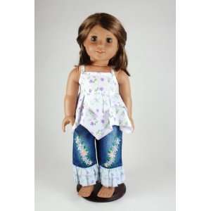   Denim for 18 Inch Dolls Including the American Girl Line Toys & Games