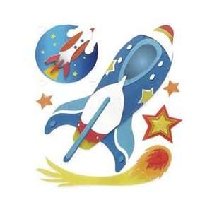   Boutique Dimensional Stickers Space Ships SPJB 606; 3 Items/Order