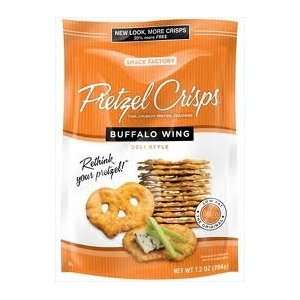 PRETZEL CRISPS 6pack 2oz bag BUFFALO Grocery & Gourmet Food