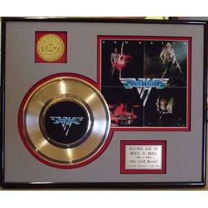  VAN HALEN GOLD RECORD LIMITED EDITION DISPLAY Everything 