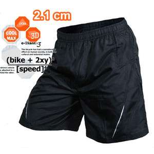   Shorts/Pants+Underwear 3D Cusion Detacha​ble Padded 2 layers  