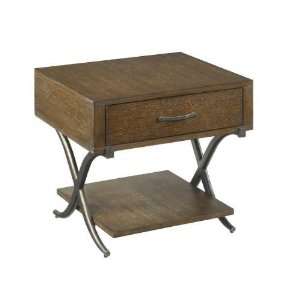   155 917 Crosswinds Square Bunching Table in Quartered Oak 155 917