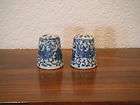 Vintage Blue Bird Design Salt and Pepper Shakers