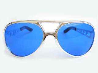 Elvis Presley Sunglasses Las Vegas BLUE hawaii glasses  