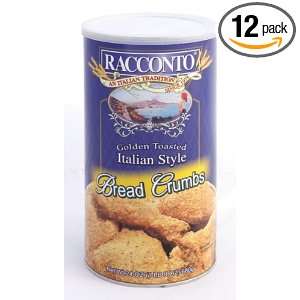 Racconto Italian Style Breadcrumbs, 24 Ounce Tubes (Pack of 12 