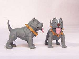 New Blue Pit Pitbull Dog 2 Homies Hood Hounds Figure Figurine  