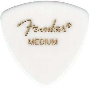  Fender 346 White Guitar Picks Medium 1 Dozen Musical 