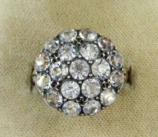 beautiful georgian paste boule ring boasting gorgeous sparkling old