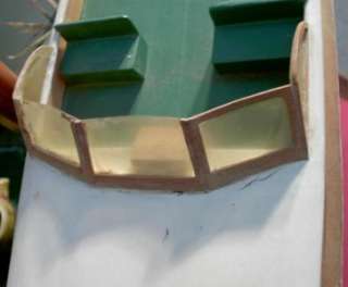 Vintage Wooden Boat Model 32 RC Yacht Midwest TMY Electric Motor Pond 
