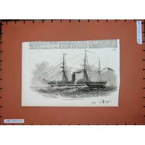   1847 United States America Steam Ship Washington Sea